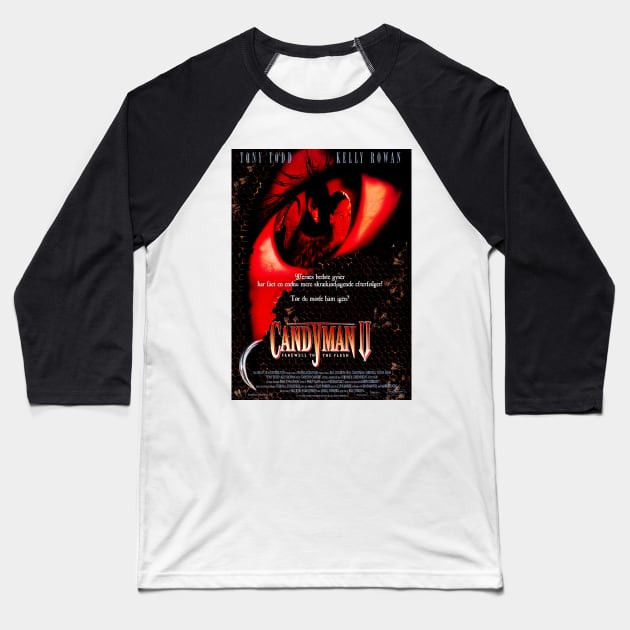 Candy Man 2: Farewell to the Flesh Movie Poster Baseball T-Shirt by petersarkozi82@gmail.com